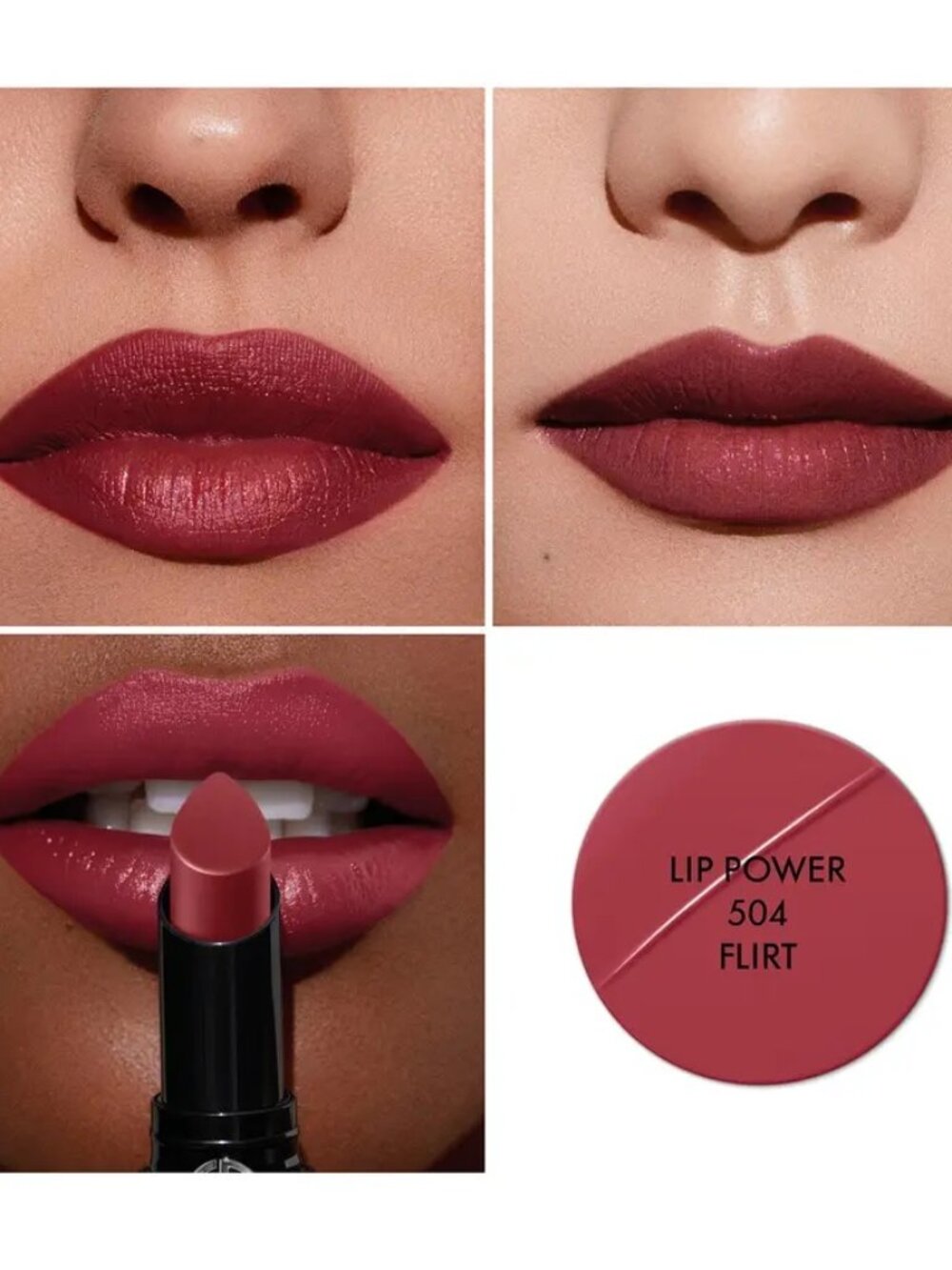 GIORGIO ARMANI FLIRT 504 LIP POWER MATTE LIPSTICK UNUSED BOXED